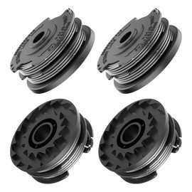 MAOZHOU Lawn Trimmer Thread Spool, 4 Pieces Diameter 1.6 mm 6 m F016800351 Replacement Spool Line, Nylon Double Spools for Bosch Art 24 27 30 30-36 LI Grass Trimmer