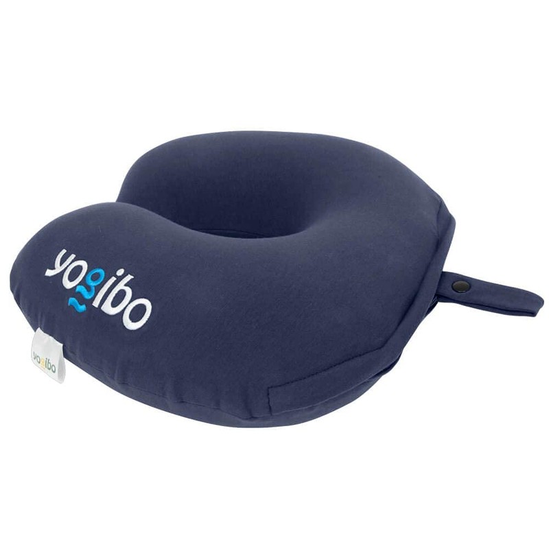 Yogibo Neck Pillow Logo Yogibo Neck Pillow Logo Light Grey-Cotton
