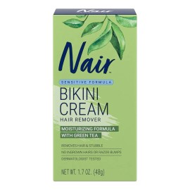 Crema Depilación Bikini Con Té Verde Fórmula Sensible Nair 1