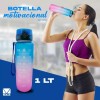 Maíz Vaso Motivacional Botella De Agua 1litro Escolar Gym Oferta