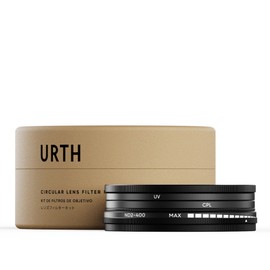 Urth 52mm 3-in-1 Lens Filter Kit — UV, Circular Polarizing (CPL), Variable Neutral Density ND2-400 Multi-Coated Optical Glass, Ultra-Slim Camera Lens Filters