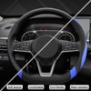 West Llama Flat Bottom Car Steering Wheel Cover for Nissan,D