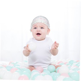 TOVINANNA Winter Bonnet Hat Cotton Warm Hat for Sun Protection Bonnet with Ruffled Edge Soft Breathable for Months White