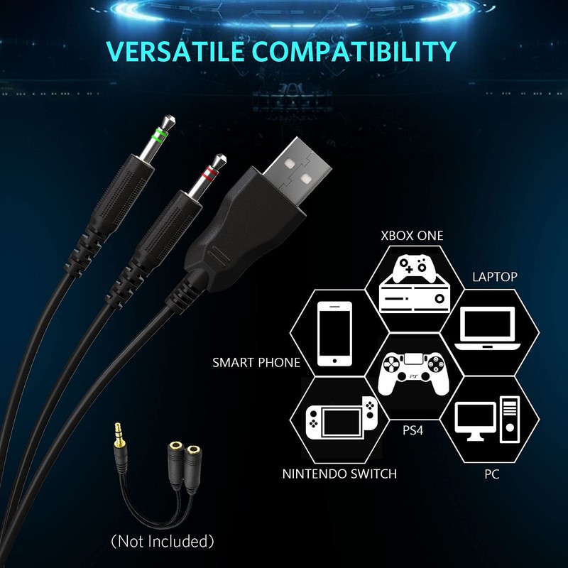 FIODIO Auriculares con Cable para Juegos (Reacondicionado)