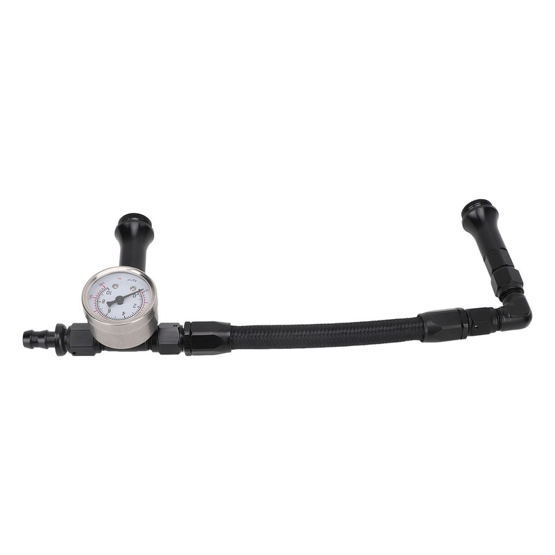 Fuel Line with Pressure Gauge Dual Feed Smooth Fuel Flow