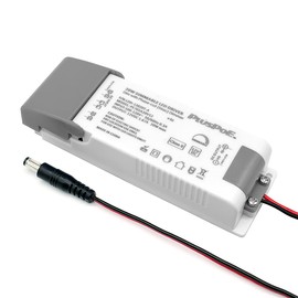 20W Dimmable Transformer, PLUSPOE 12V Magnetic LED Driver Power Supply for 12V Constant LED Lighting
