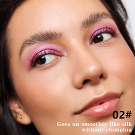 Light Purple Jelly Eye Shadow Stick, Sparkly Glitter Pearlescent Shimmer Eyeshadow Eyeliner Brightener Crayon, Highly Pigmented, Ultra Creamy, Lightweight, Buildable Formula, 0.65 Oz, Long-lasting