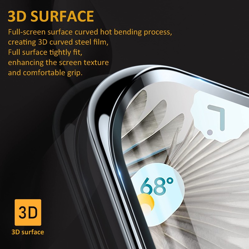 2+2 Pack Designed For Pixel 7 Pro Screen Protector, Tempered