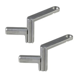 wolfcraft 2 quick clamps I 6176000 I For quickly fastening workpieces on all tables with 20 mm holes