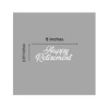Happy Retirement Stencil - Retirement Cookie Stencil - Happy Retirement