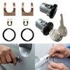 1 Pair Replacement Door Lock Cylinders with Keys for Pontiac