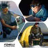 Foxelli USB‑C Rechargeable LED Headlamp – Ultra‑Light 2.4 oz & Bright 180 Lumens – Red/White Light,