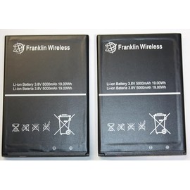 Generic 2X Original Battery for Franklin A50 RG2102 and JEXtream RG2100 (5000mAh) - ICQ037NA