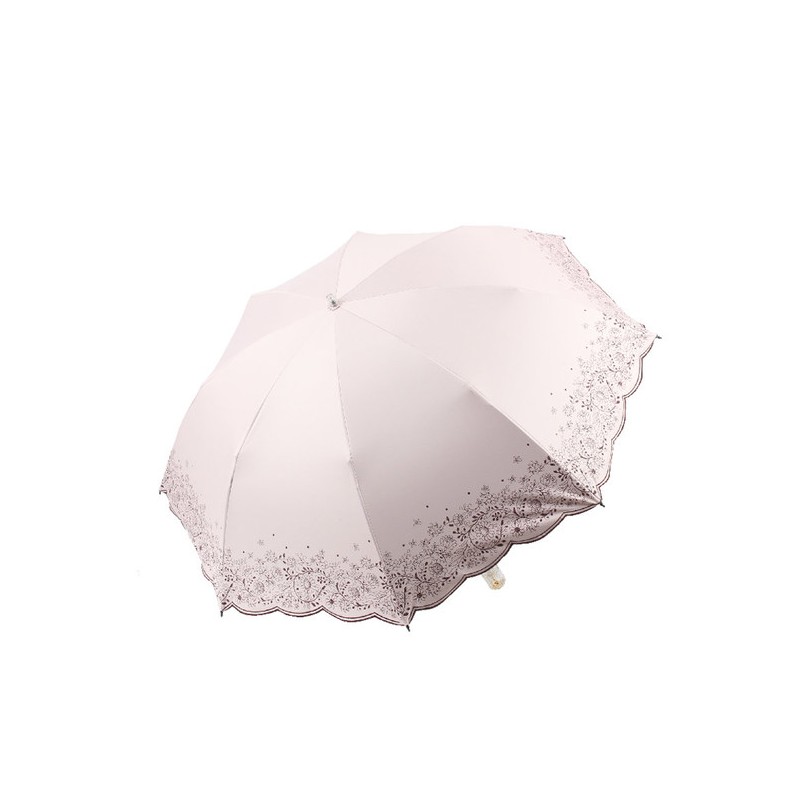 [Metrocity] Line Flower Sun Protection Umbrella MPSJ-0111