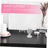 jojofuny 3pcs Tabletop Speaker Stand for Elegant Desktop Accessory Integrated