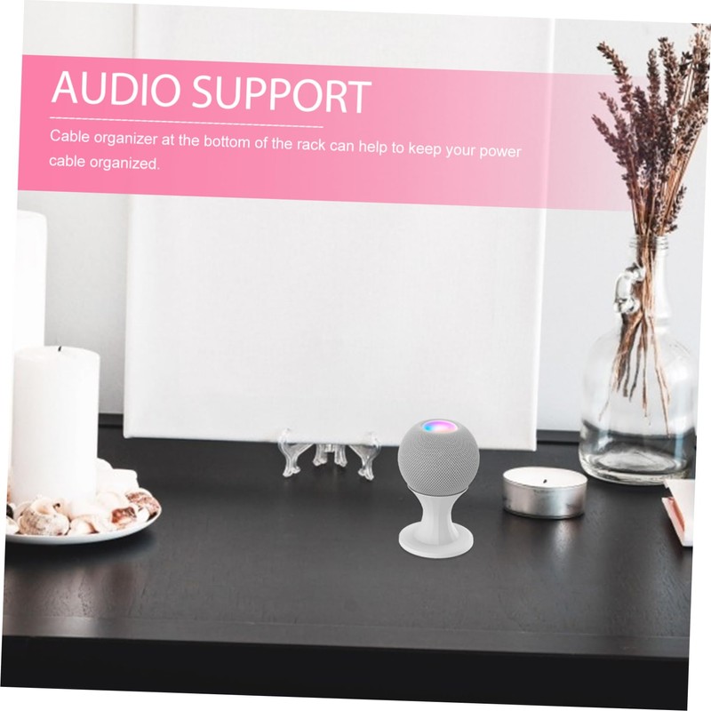 jojofuny 3pcs Tabletop Speaker Stand for Elegant Desktop Accessory Integrated