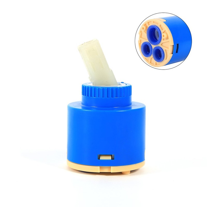 Faucet Ceramic Cartridge 40mm Replacement for Kitchen Bathroom Tap Valve