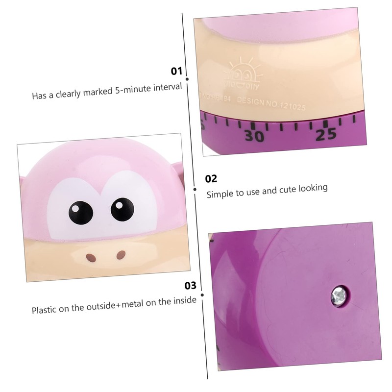 iplusmile 1Pc Unique Animal Shaped Kitchen Timer Creative Management Tool