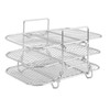 Fryer Rack 3 Layer Design Grill Rack Stainless Steel Dehydrator