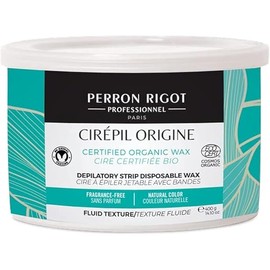 Cirepil - Origine - 400g / 14.11 oz Wax Tin - COSMOS Certified Organic Wax - Free of Colorants, Fragrance, Petrochemicals and Minerals - Thin Gel Texture - Perfect for Large Areas - Strips Needed