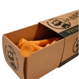 Bamboo Castle Golf Tees (Orange 70mm)