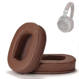 Replacement Ear Pads Earpads Cup Cover Memory Foam Cushion for Audio-Technica ATH-MSR7 M50X M20 M40 M40X Headphones, A Pair (Brown)