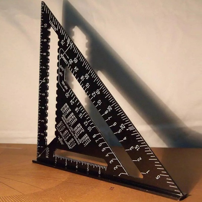 12inch Rafter Square Carpenter Square Aluminum Square Layout Tool with