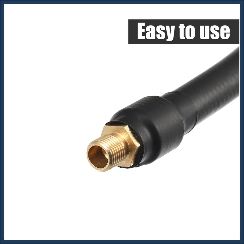 INFINAUTO 2m Car Tire Inflator Extension Hose Chuck Adapter Connect