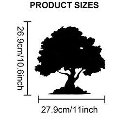 MAYJOYDIY 3pcs Layered Tree Stencil Template 11.811.8inch Large Natural Hierarchical Stencil Reusable Lush Branch Drawing Templates With Paint Brush for Furniture Home Decor DIY Crafts