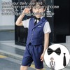 QOCUILC 2 Pieces Kids Bow Tie Set Adjustable Bow Tie