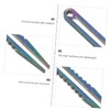 ORFOFE Diamagnetic Titanium Tweezers Mini Precision Tweezers Outdoor Camping Tool