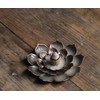 Lotus Shape Incense Holder with Incense Stick Tray:Multi-Functional Incense Burner