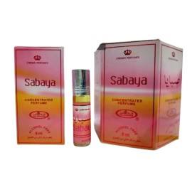 Al Rehab Concentrated 6 x 6ml Alcohol Free Perfume Roll On Attar Oil - Sabaya