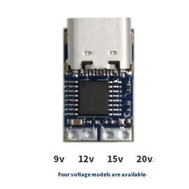 TKSE Power Trigger Modules, 5 Pieces Usb-c Pdc004 Pd 12V DC Fixed Voltage Trigger Module 5A Type-C Female Input DC Fixed Voltage Power Trigger Module For Smart Homes