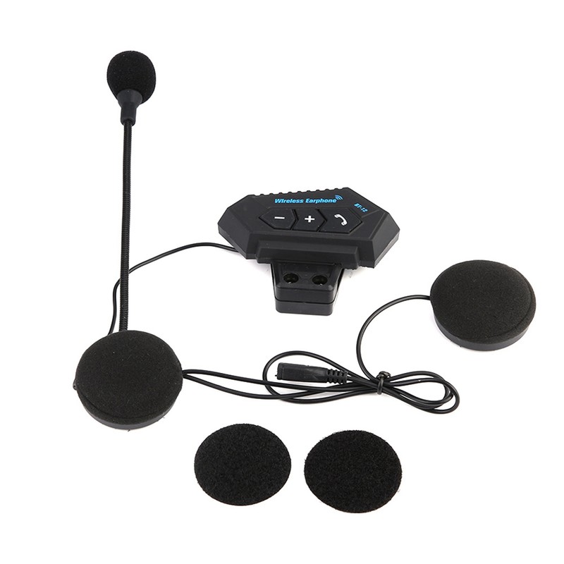 1 Pair Motorcycle Helmet BT Headset Headphone Speakers Support Handsfree