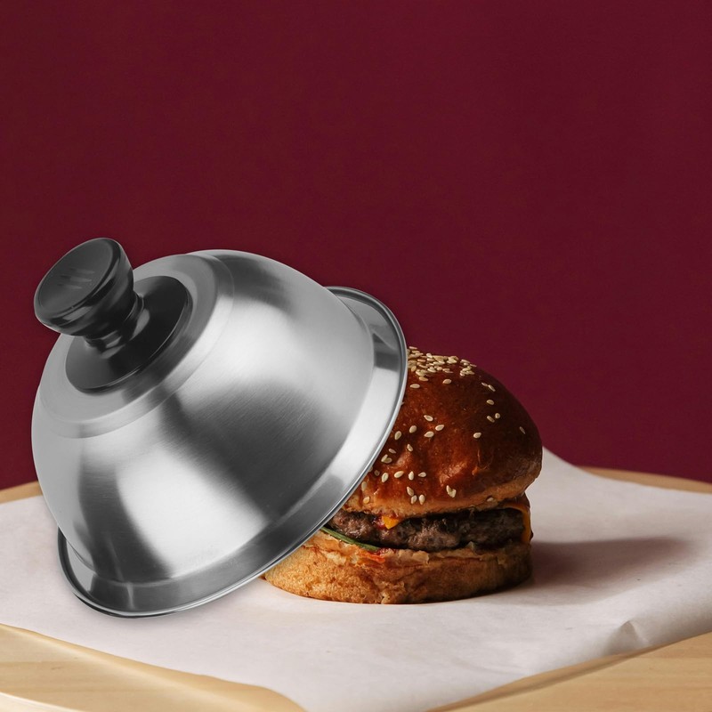 FAAING Set of 4 Burger Bells Stainless Steel 16 cm