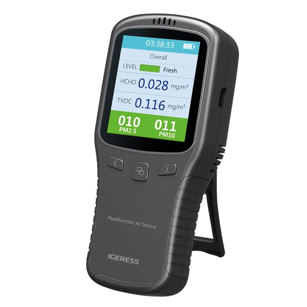 Air Quality Monitor. Multiple Sets of Nested sensors simultaneously Measure
