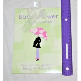 Creative Expressions Mod Mom Game Book #140513, Baby Shower Game Book, Games for 8 people