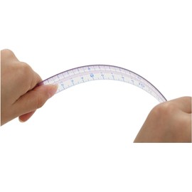 Kokuyo Straight Ruler, 5.9 inches (15 cm), Recycled PET Resin, GY-GBA110B, Blue with Original Logo Package E