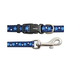 Ancol Star Collar and Lead Set, Blue
