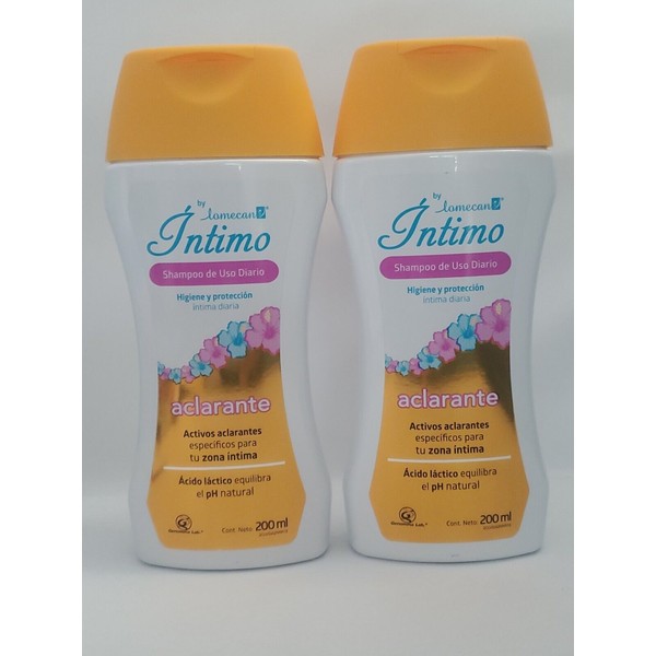 Lomecan Intimo 2X Shampoo Lomecan Intimo ( ACLARANTE ) Shampoo de Uso Diario 200ml each
