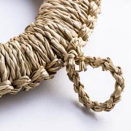 Grass Trivet, 9.4 inches (24 cm), Natural Material, Wall Mounted Trivet, Hangable, Earthenpot