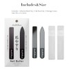 Sun&Beam Nails Glass Nail File Nano Nail Buffers Crystal Shine