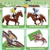 9 Pcs Derby Decor for Table Horse Racing Wooden Table