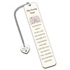 14 Year Anniversary Ivory Gifts for Her Him Bookmarks for