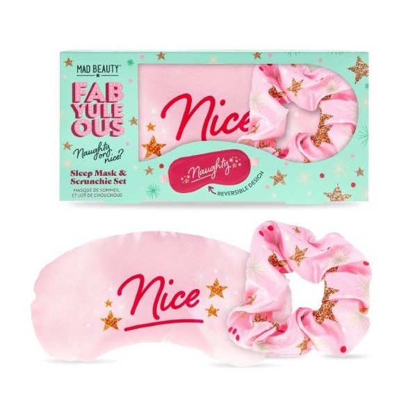 Mad Beauty Fabyuleous Sleep Mask, 1pc & Scrunchie, 1pc