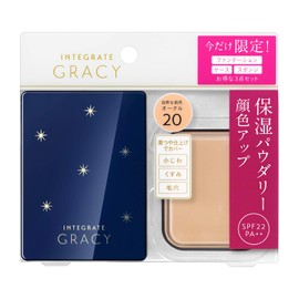 INTEGRATE GRACY Moist Pact EX Exclusive Set 1 Foundation Ocher 20 Natural Skin Color Set 11 Gram (x1)