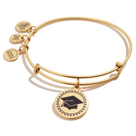 Alex and Ani A20EBGRADRG Class of 2020 Bangle Bracelet Gold One Size, Rafaelian Gold (A20EBGRADRG)