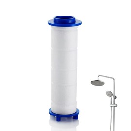 Pack of 6 Filter Shower Head, Shower Head Filter, 9.5 x 2 cm, Universal Shower Head Filter, Suitable for Cobbe Shower Head Filter Replacement, Afina Filtered Shower Head, Rain Type, PP Cotton Filter