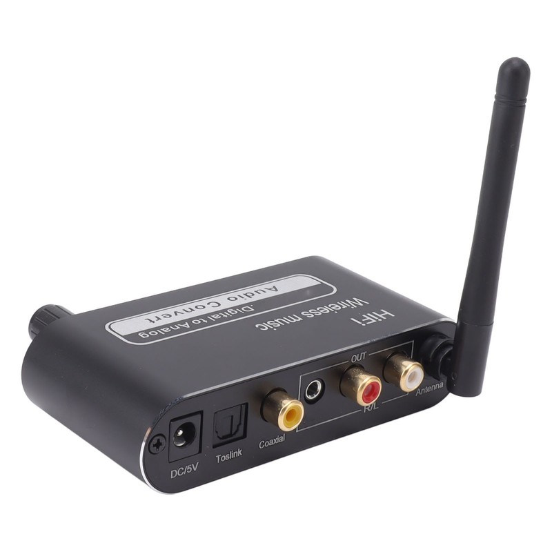 Digital to Analog Converter Coaxial to Analog Adapter Bluetooth 5.1
